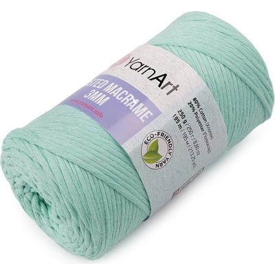 Pletací příze Twisted Macrame 250 g rozčesávací, střední, 5 (775) mint