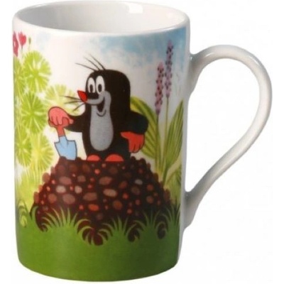 Thun 1794 Dětský porcelánový hrnek Krtek na hromádce 240 ml