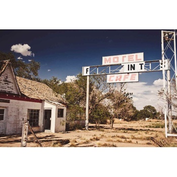 DIMEX ART Флизелинов фототапет изоставен ресторант 375 x 250 см