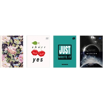 Interdruk Zošit linajkový tvrdá obálka B5 farebný 5 ks