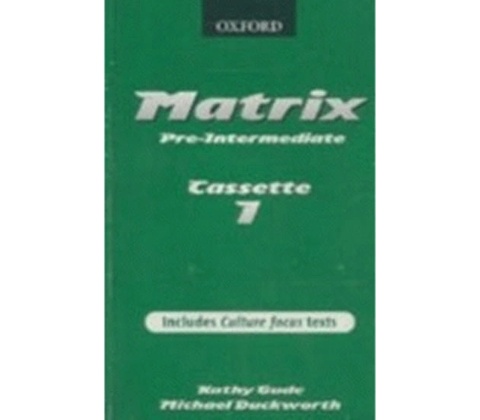 Matrix Pre-Inter class cass 2