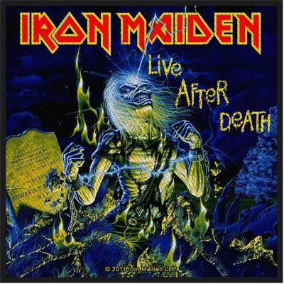 Nažehlovačka Iron Maiden - Live After Death