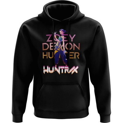 K-Pop Demon Hunters dětská mikina Zoey černá