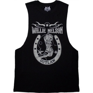 Willie Nelson Outlaw Vest Black M Риза (WNVEST15MB02)