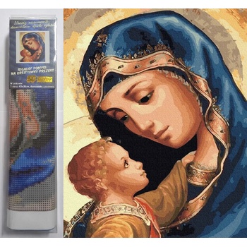 Norimpex - Puzzle Diamant painting: Mother of God 30x40 cm - 1 - 39 piese