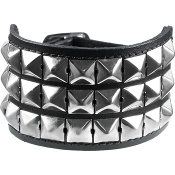 Black & metal Гривна с пирамида 3 - bwz-016