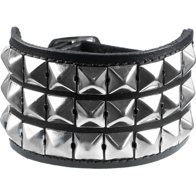 Black & metal Гривна с пирамида 3 - bwz-016