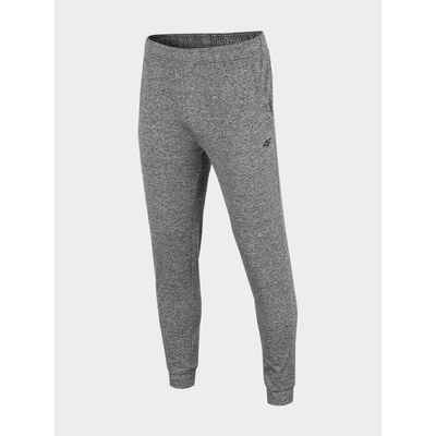 4FCOLD LIGHT GREY MELANGE pánské tepláky H4L22-SPMTR350 LIGHT GREY MEL