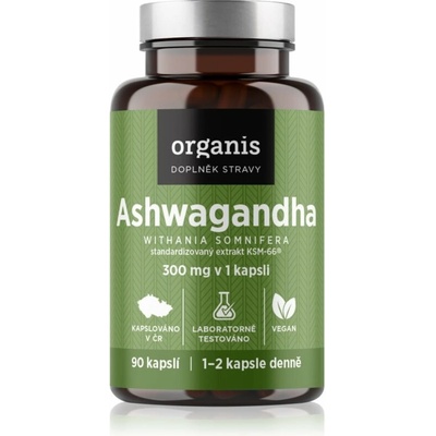 Organis Ashwagandha KSM-66 90 kapsúl