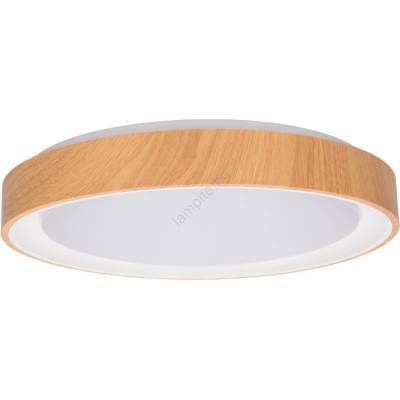 Brilagi - LED таванно осветително тяло FLOCO LED/24W/230V Ø 30 см дървено/бяло (BG4739)