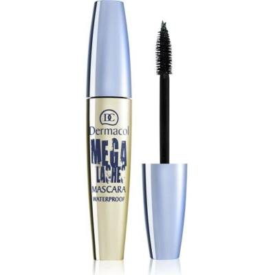 Dermacol Mega Lashes Waterproof voděodolná řasenka pro objem Black 12,5 ml