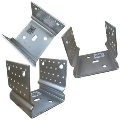 Domax 120×120 mm kotviaca pätka U s prelisom PSOZS120