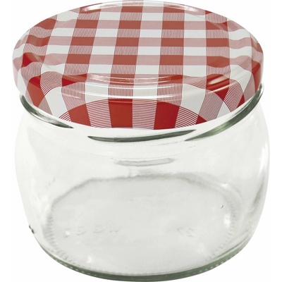 Gastro Zavařovací sklenice víčko šroubovací kárové 6ks x 250ml