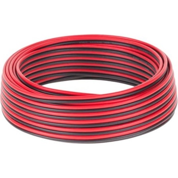 Cabletech 2x0,75 mm černo-rudá