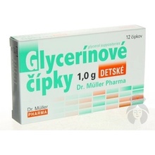 Dr. Müller Glycerínové čípky 2,2 g sup 12 ks