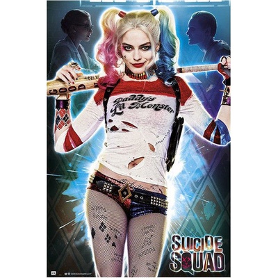 Plagát, Obraz - Suicide Squad - Harley Quinn - Daddy‘s Lil Monster, (61 x 91.5 cm)