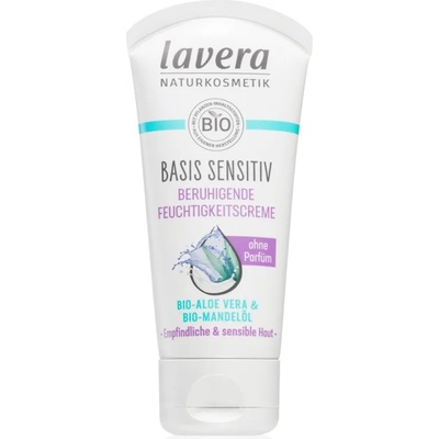 Lavera Basis Sensitiv хидратиращ и успокояващ крем без парфюм 50ml
