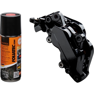 Foliatec dvousložková barva na brzdy ve spreji černá 400 ml