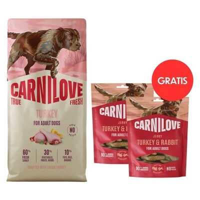 Carnilove True Fresh Dog Adult All Breeds krůtí 12 kg