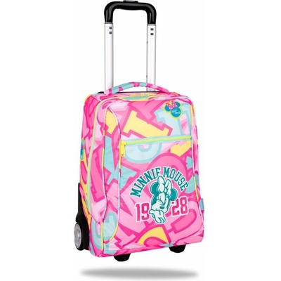 COOLPACK Ученическа раница на колела Coolpack - Compact - Minnie Mouse, едно основно голямо отделение, разтегателна двустепенна дръжка, подсилено дъно, розова (F086775)