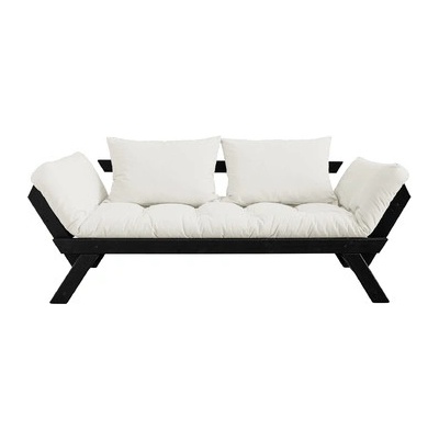 Karup sofa Bebop *180 cm black + futon natural 701