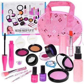 JOKO Detská Make Up Sada + kozmetická taštička + náhrdelník s prsteňom