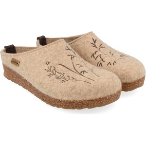 Haflinger Дамски пантофи Haflinger Women's Grizzly Meadow Slippers - Beige Melange - размер 38 (EU) (126-0668-0113)