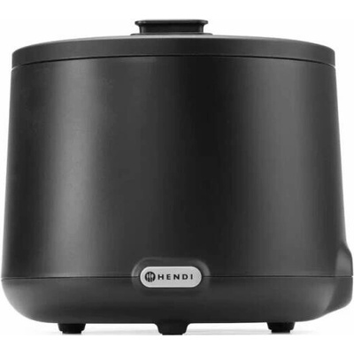 Designový kotlík na polévku UNIQ, várnice HENDI, 8L, Černý, 220-240V/500W, ø366x(H)325mm
