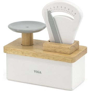 Viga Toys Детска играчка Viga - Кантар, бял (44526)