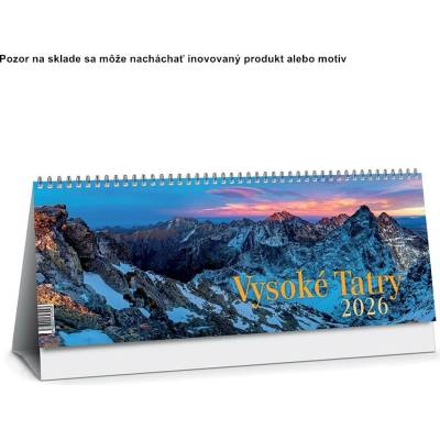 Press Group Stolový riadkový 30 x 12 cm Vysoké Tatry 2027