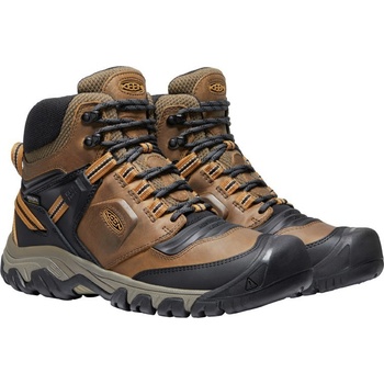 Keen RIDGE FLEX Mid WP Men bison gold en brown