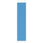 vidaXL Плисирана щора, синя, 45x200 см, ширина на плата 44, 4 см, полиестер (4015200)