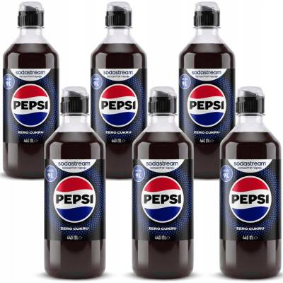 Sodastream pepsi max bez cukru 6 x 440 ml