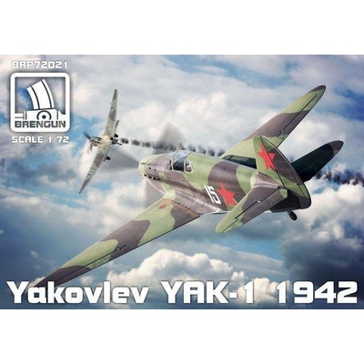 Brengun Jak-1 mod 1942 plastic construction kit 1:72