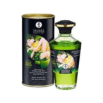 Shunga Aphrodisiac Warming Oil Exotic Green Tea 100ml