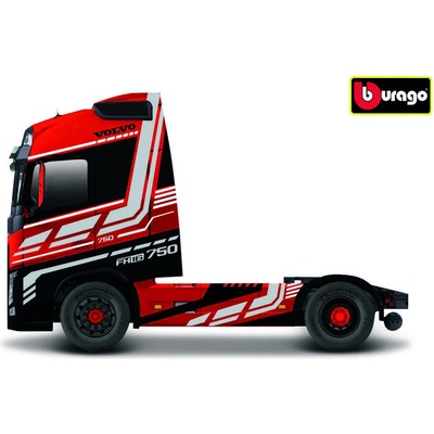 Bburago Volvo FH16 Globetrotter 750 XXL červená 1:43