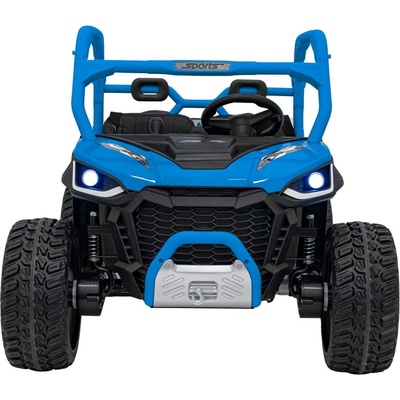 Joko elektrické Autíčko Farmer Truck UTV Racing 4x4 vyklápacia vlečka modrá