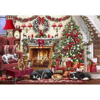 Image 1 of Bluebird Puzzle - Puzzle Cosy Fireplace - 1 000 piese