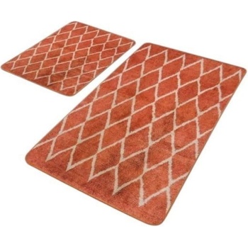 Mila Home Теракотени кадифени килими за баня в комплект от 2 бр. 60x100 cm - Mila Home (HKG-TY-PASPAS-003)