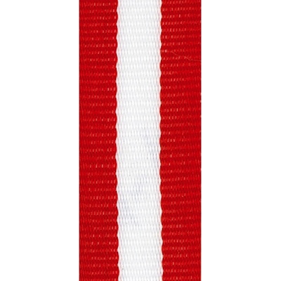 stuha V2 červená / biela / červená