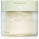 Celimax Ji Woo Gae Cica BHA Blemish Toner Pad ексфолиращи възглавнички за чувствителна кожа склонна към акне 60 бр
