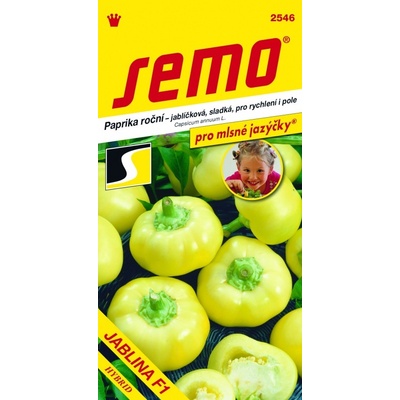 SEMO Paprika zel. sladká F1 Jablina rychl,pole 15s série JAZÝČKY