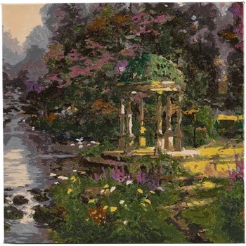 Craft Buddy Творчески комплект, Craft Buddy, Рисуване по номера, Градина на молитвата, 30 x 30 см