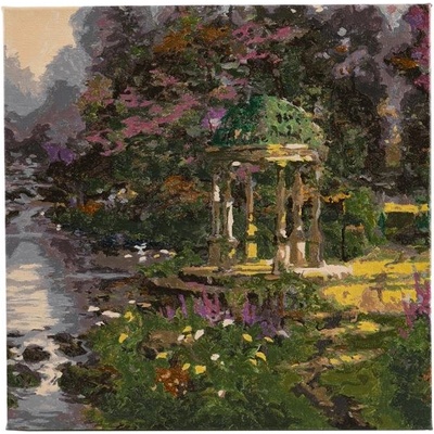 Craft Buddy Творчески комплект, Craft Buddy, Рисуване по номера, Градина на молитвата, 30 x 30 см