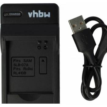 Image 1 of VHBW Зарядно за батерия Samsung SLB-07A / SLB-07B, MicroUSB (800113495)