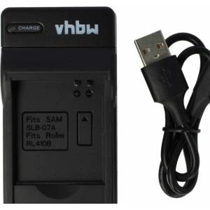 VHBW Зарядно за батерия Samsung SLB-07A / SLB-07B, MicroUSB (800113495) Зарядно за батерии