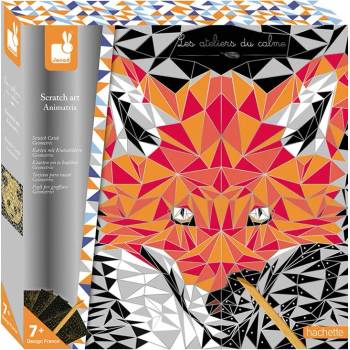 Janod Скреч карти Janod - Аnimetrics (J07827)