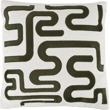 White Label Zamatový dekoračný vankúš Ayur 40x40
