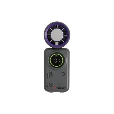 Verbatim Handheld Fan Cool 'n' Go Ice Touch Mini Purple/Grey (32347)