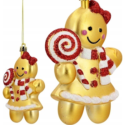 Mica Decorations Tvarované vianočné gule 12,5 cm 1 ks